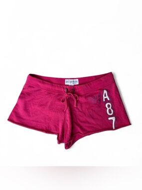 Aeropostale Pink A87 Lounge Shorts Size L Y2K